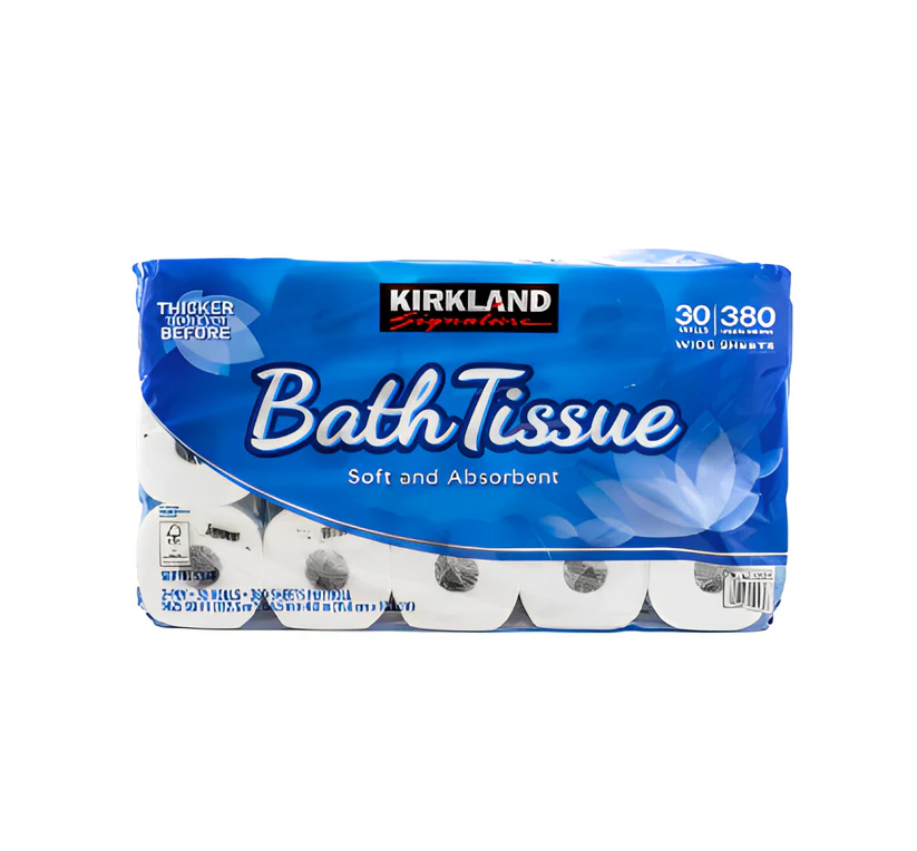 Bath Tissue, 2-Ply, 380 Sheets, 30 Rolls