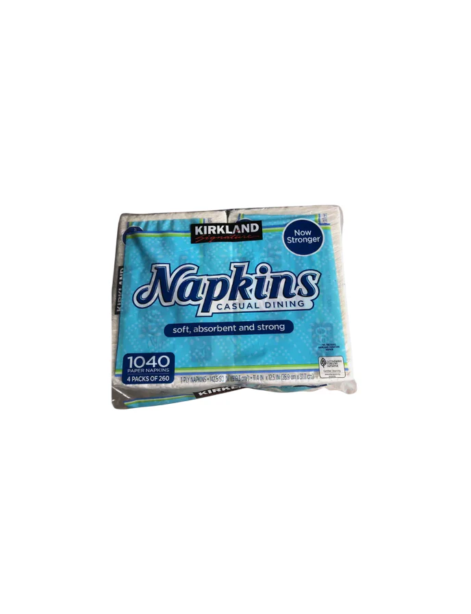 Napkins, 1-Ply, 280-count, 4-pack