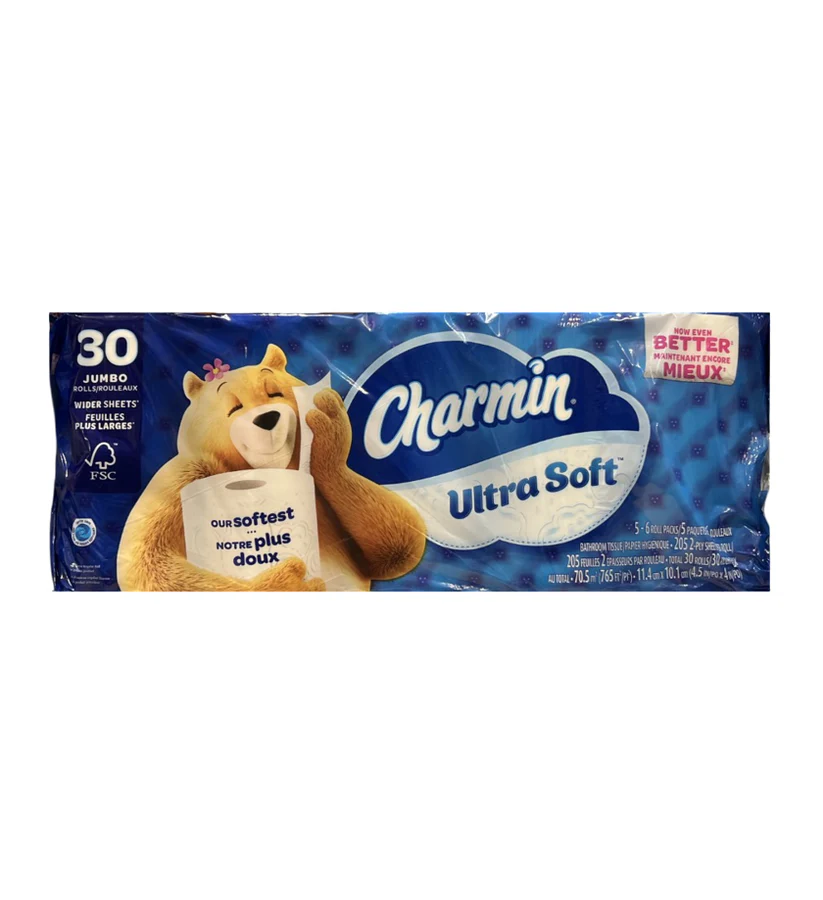 Ultra Soft Bath Tissue, 2-Ply, 213 Sheets, 30 Rolls